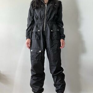 NWT Lovers + Friends Black Utility Jumpsuit